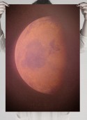 Design for the planet Mars poster