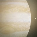 Design for a poster of the planet Jupiter