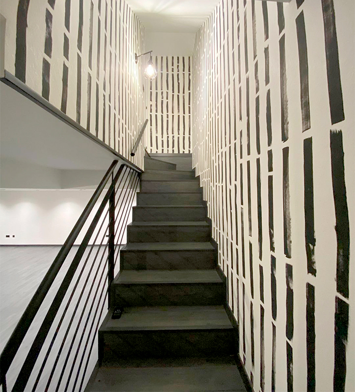 Vinilos para paredes de escaleras interiores